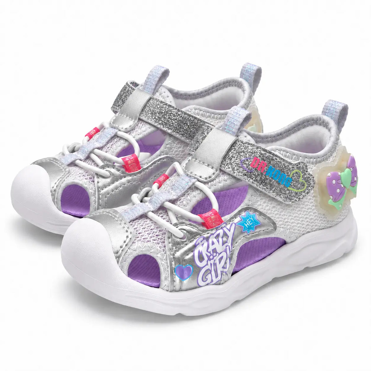 Dr.Kong Toddler Girls Supportive LED Light-Up Sandals Dr. Kong