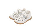Dr. Kong Little Pearl toddler girls' sandals in white/pearl – front view – StepWell UAE