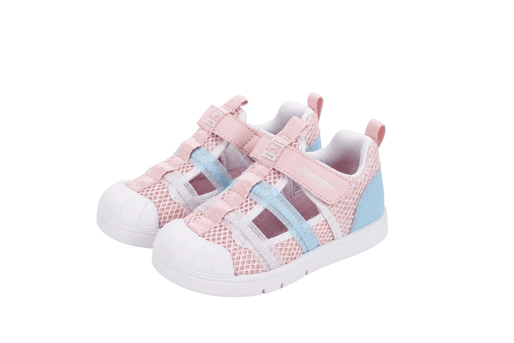 Dr. Kong Pink Breeze kids' girls' shoes in pink – front view – StepWell UAE