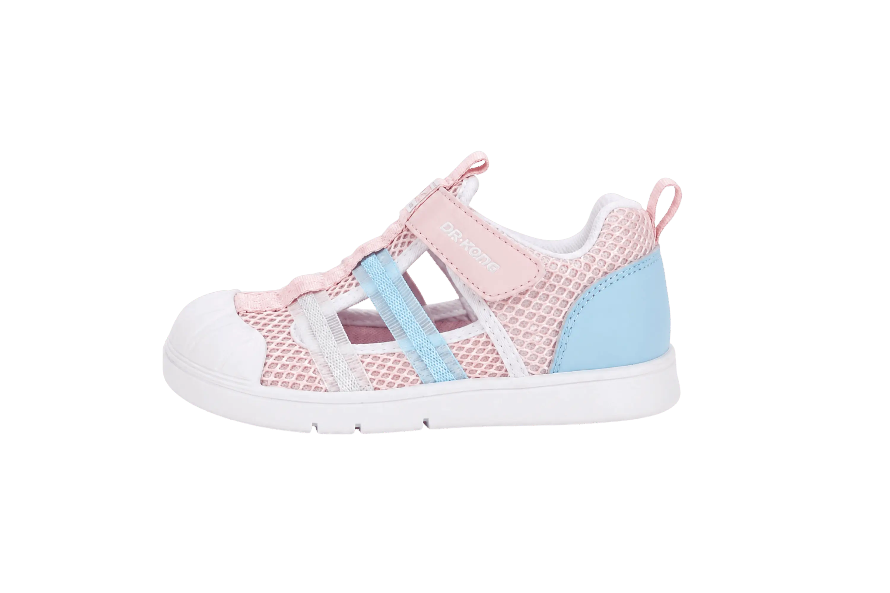 Dr. Kong Pink Breeze kids' girls' shoes in pink – side view showing flexible arch-support outsole – StepWell UAE
