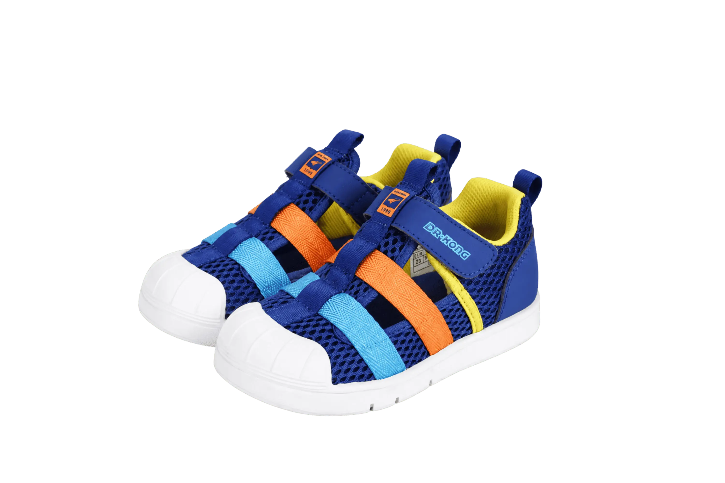 Dr. Kong Turbo Blue kids' boys' shoes in blue – front view – StepWell UAE