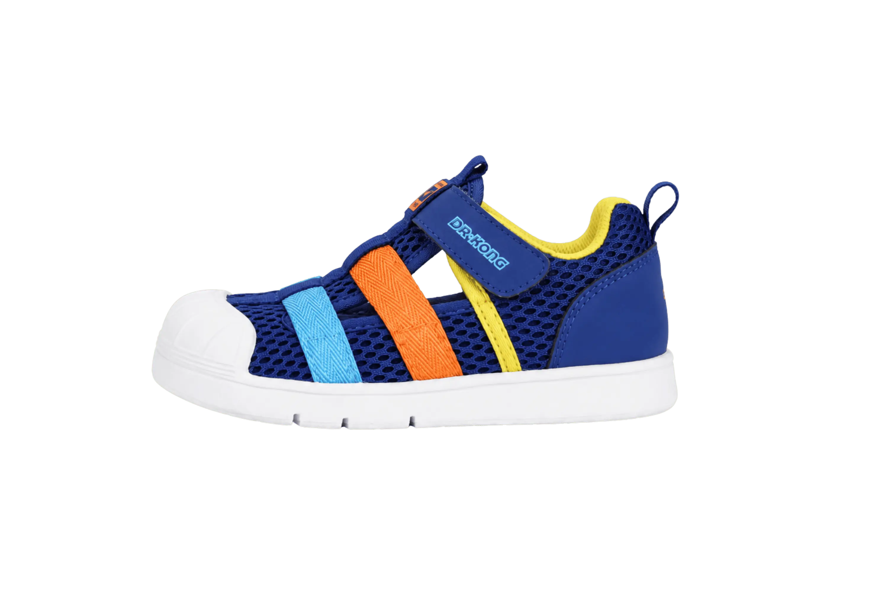 Dr. Kong Turbo Blue kids' boys' shoes in blue – side view showing flexible grip outsole – StepWell UAE